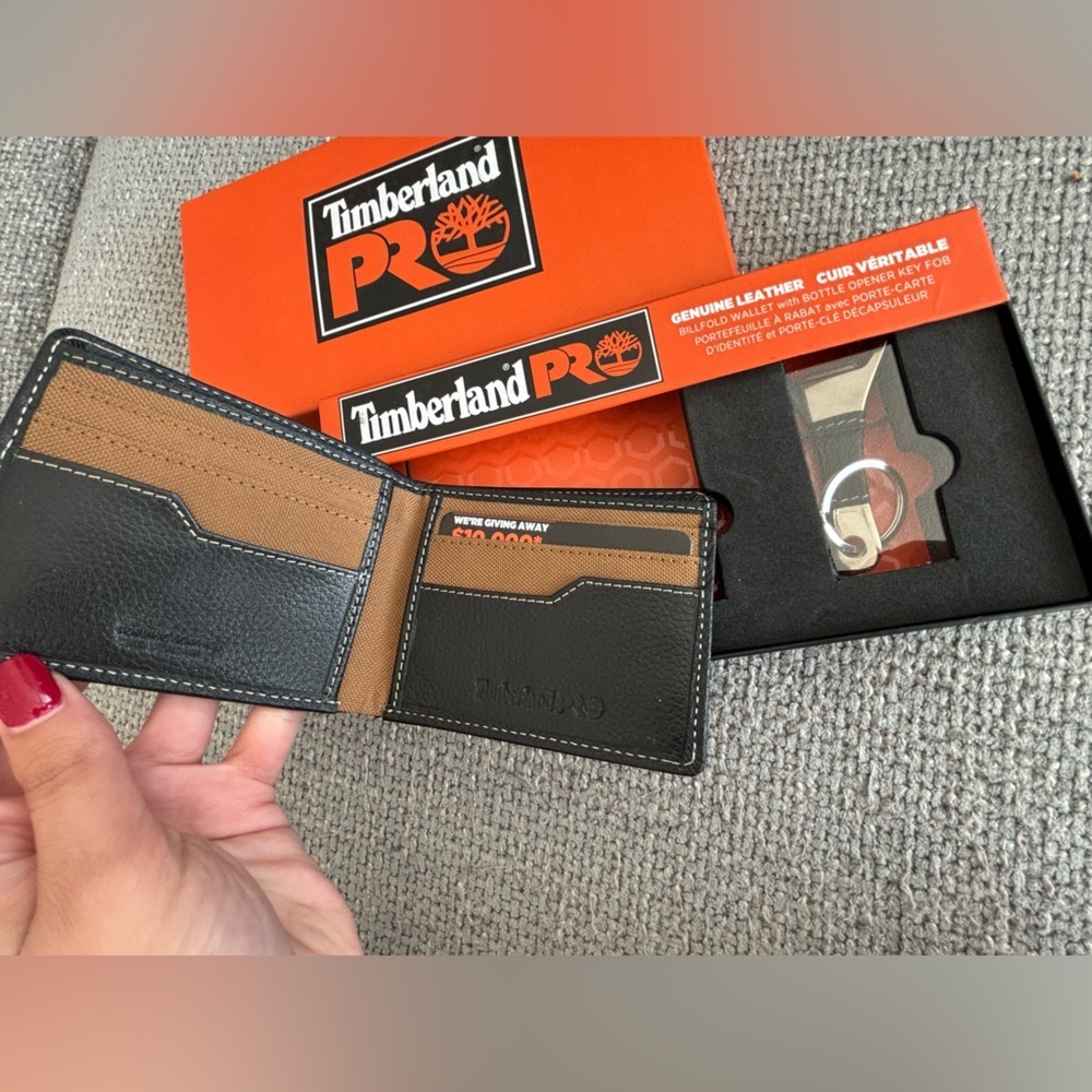 Timberland PRO Genuine Leather Wallet Gift Set - Picture 5 of 8